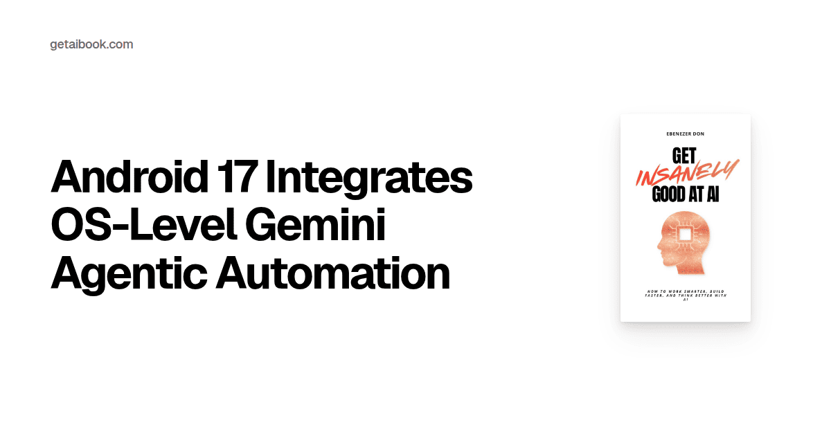 Android 17 Integrates OS-Level Gemini Agentic Automation | News
