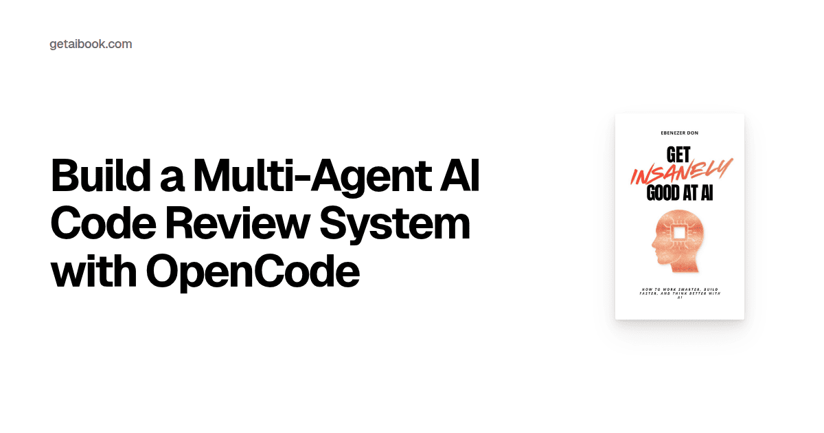 Multi Op Code Build a Multi-Agent AI Code Review System with OpenCode | Blog