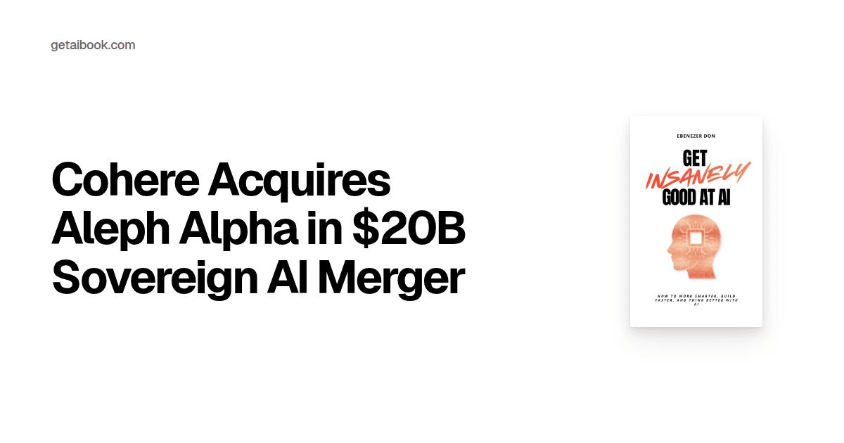 Cohere Acquires Aleph Alpha in $20B Sovereign AI Merger | News