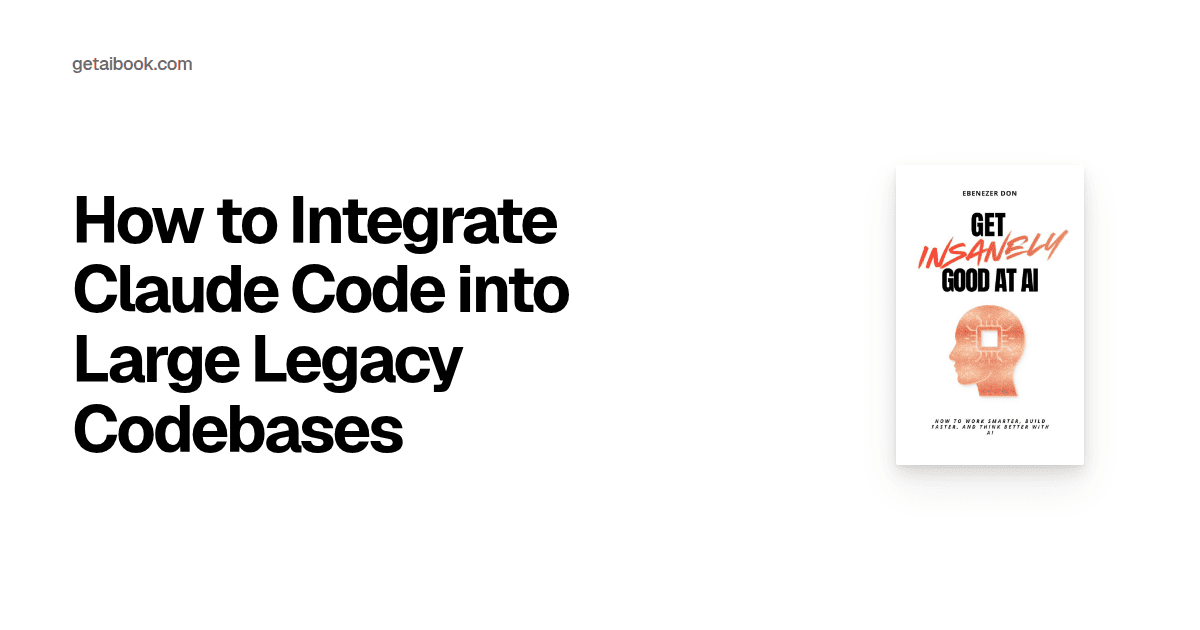 How to Integrate Claude Code into Large Legacy Codebases | Blog