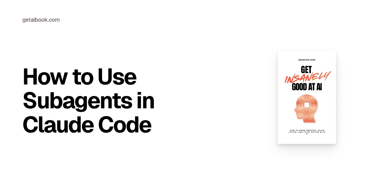 How to Use Subagents in Claude Code | Blog