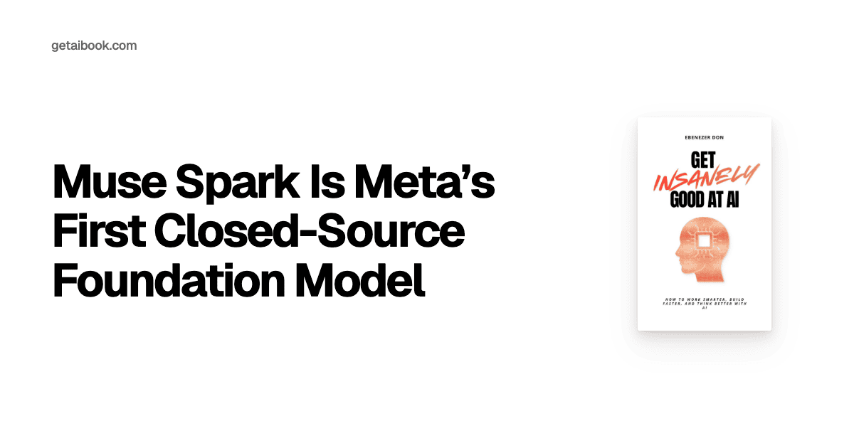 Muse Spark Is Meta’s First Closed-Source Foundation Model | News