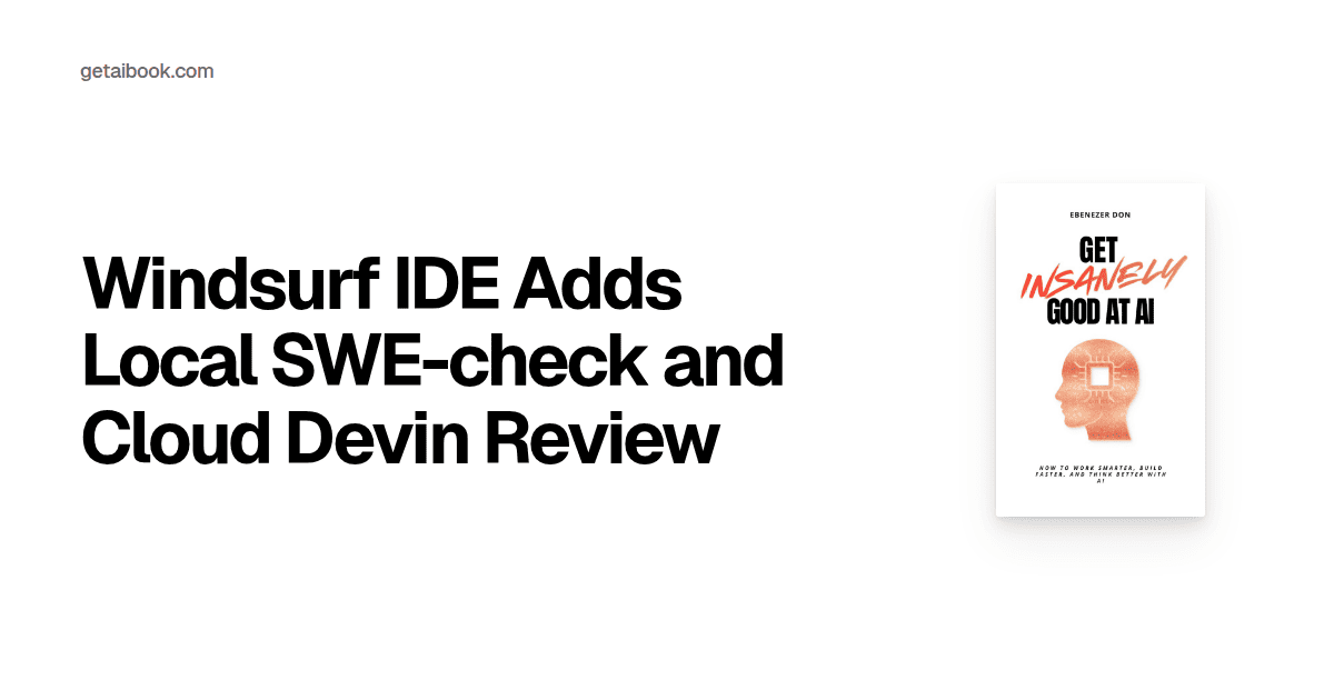 Windsurf IDE Adds Local SWE-check and Cloud Devin Review | News